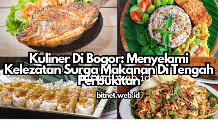 Kuliner Di Bogor: Menyelami Kelezatan Surga Makanan Di Tengah Perbukitan