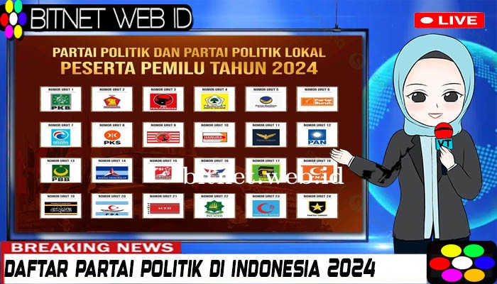 Daftar Partai Politik Di Indonesia Tahun 2024